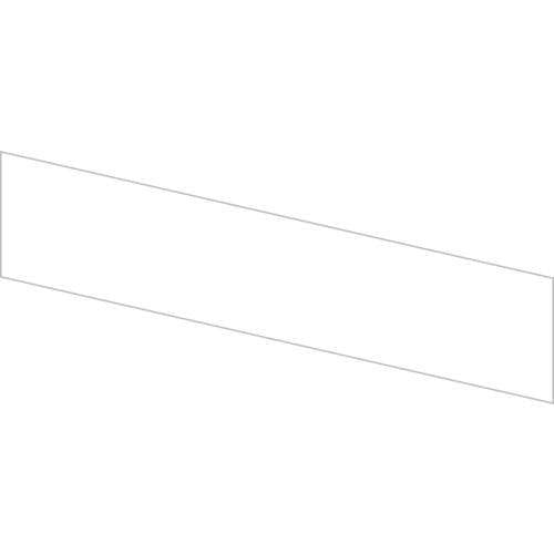 Stahl - Bezeichnungsschild für Befehlsgeräte Schild 238273 unbeschriftet − 10 Stück
