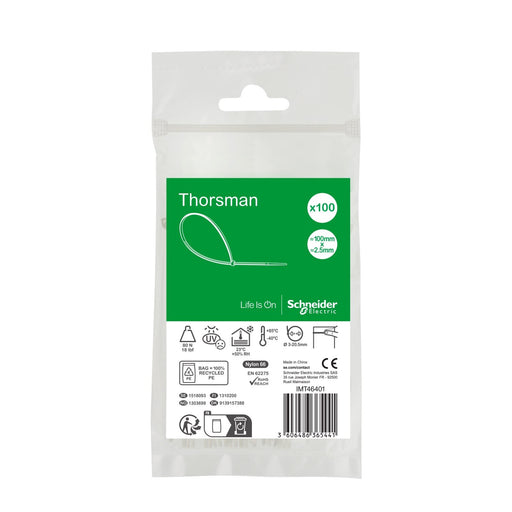 Schneider Electric - Kabelbinder Thorsman IMT46401 100x2,5mm VPE=100Stk