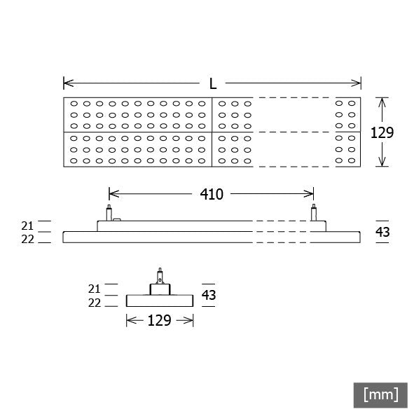 LTS Licht&Leuchten - Pendelleuchte LED-Pendelleuchte LUZ06-D 23.013.40 si 4000K 60°silber  − 1 Stück