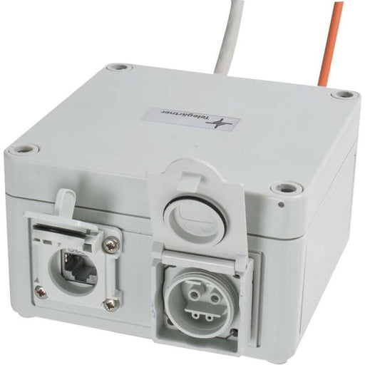 Telegärtner - Kommunikationsanschlussdose LWL Industrie LWL-Verteilbox IP66 100022198 110x110x66mm,RAL7035