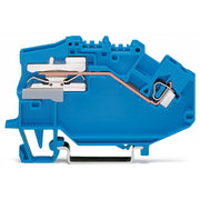 WAGO - Neutralleitertrenn-Reihenklemme Trennklemme 780-613 0,08-2,5mmq blau