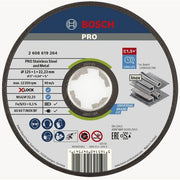 Bosch - Trenn-/Schleifscheibe PRO Stainless Steel and 2608619264 Metal X-Lock