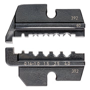 Knipex - Einsatz für Presswerkzeug Kabelschuhe/Verbinder, Aderendhülsen, Schirmanschluss Crimpeinsatz 97 49 60 f. gedrehte Kontakte