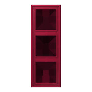 Jung - Abdeckrahmen Rahmen 3-fach LC 983 229 rouge carmin