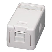 EFB-Elektronik - Kommunikationsanschlussdose Kupfer Industrie Keystone Verteilerbox ET-25168 Aufputz, 2-Port