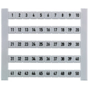 Weidmüller - Klemmenmarkierung Klemmenmarkierer DEK 6 FW 1-50 dekafix ws − 50 Stück