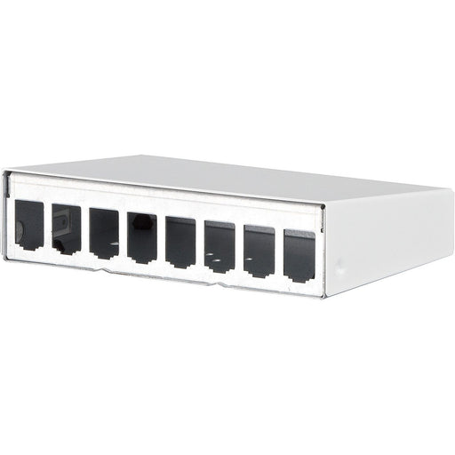 Metz Connect - Frontpanel/Patchpanel leer (Schaltschrank) AP-Gehäuse leer 130861-0802-E E-DATmodul 8er rws − 1 Stück