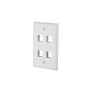 Metz Connect - Kommunikationsanschlussdose Kupfer Keystone Anschlussdose 1309172402KE US- Style 4 Port
