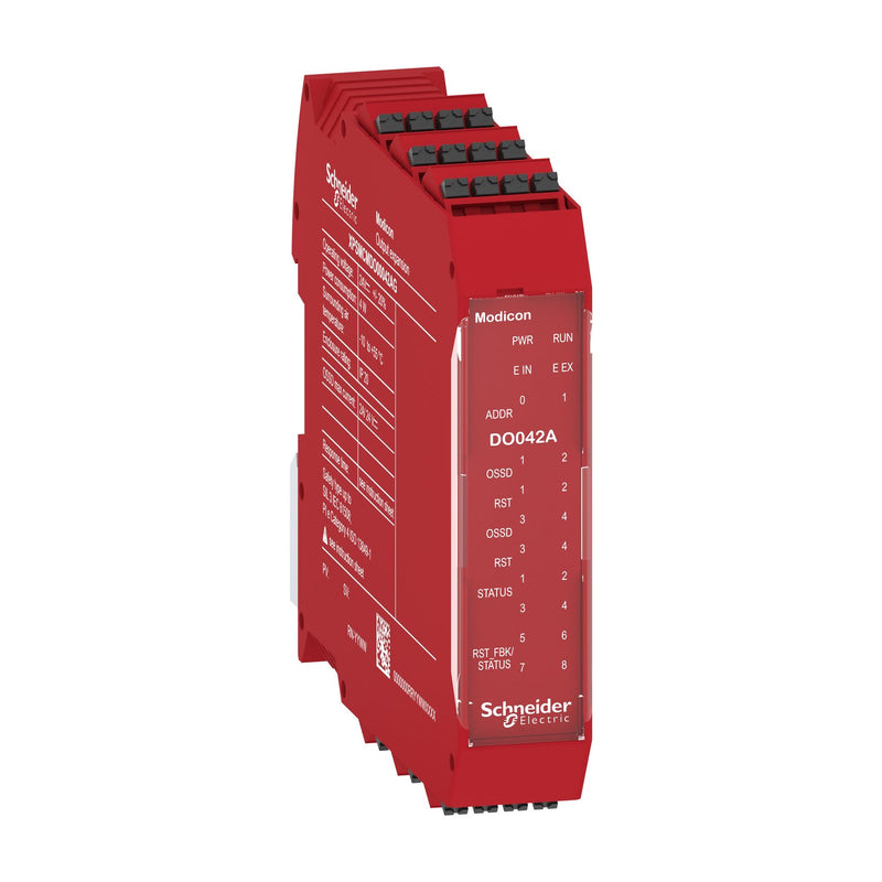Schneider Electric - Gerät zur Überwachung von sicherheitsgerichteten Stromkreisen Ausgangs-Erweiterungsmodul XPSMCMDO00042AG Modicon XPSMCM 4A