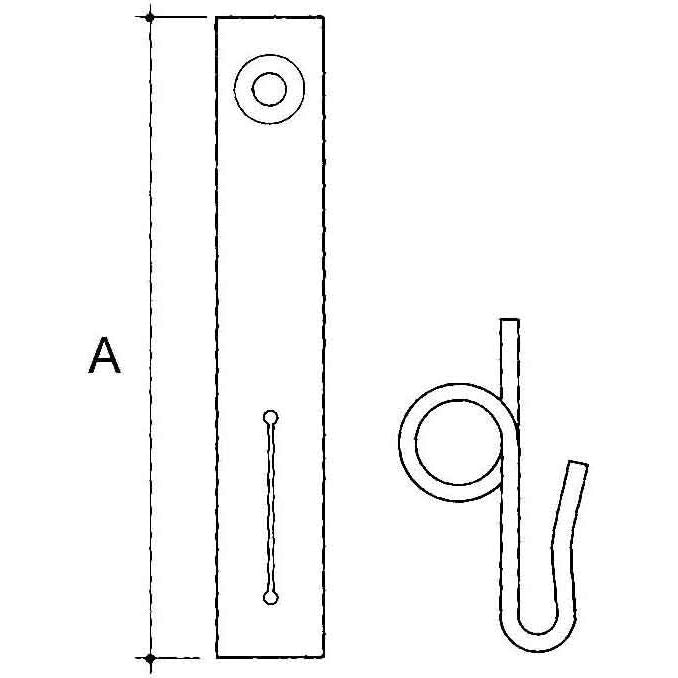 Niedax - S-Haken Seilbefestigung LS-48