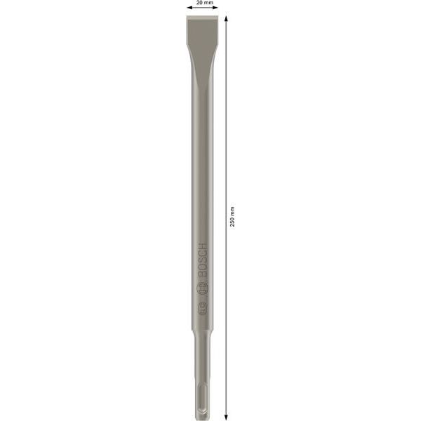 Bosch - Maschinenmeißel PRO SDS plus-4C 2608690144 Flachmeißel 20 x 250