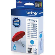 Brother - Verbrauchsmaterial für Telefax/Drucker/MFC Tintenpatrone LC-225XLC cyan