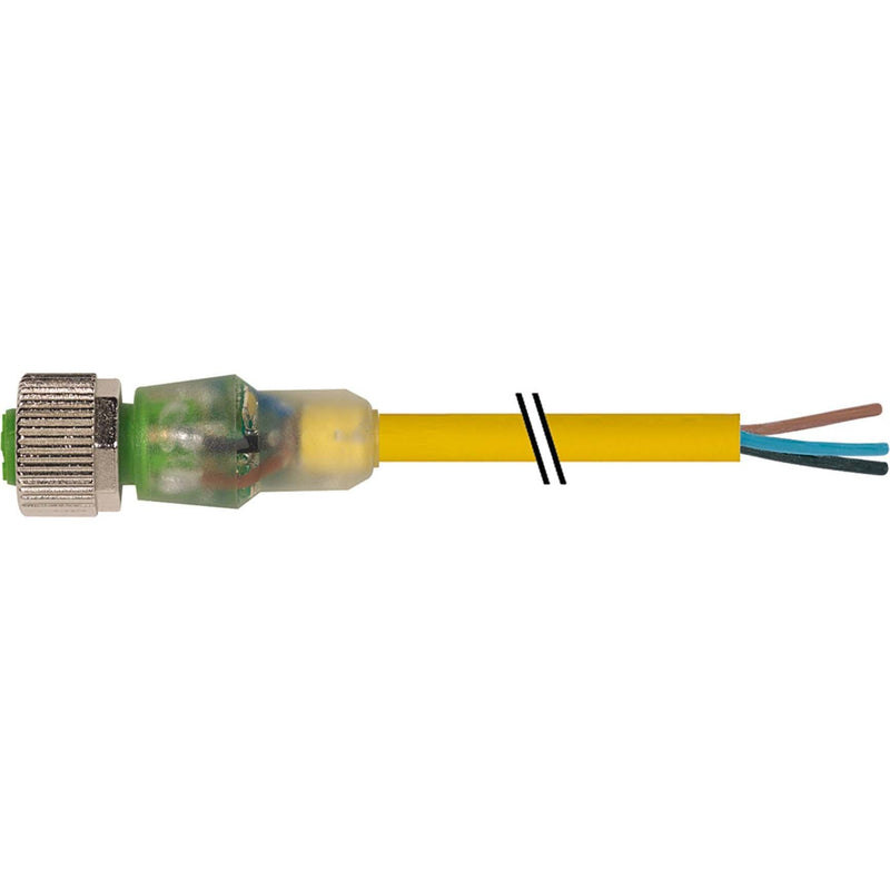 Murrelektronik - Konfektioniertes Sensor-Aktor-Kabel M12-Buchse mit LED 7000-12281-0530750 PUR-OB 3x0,34 − 1 Stück