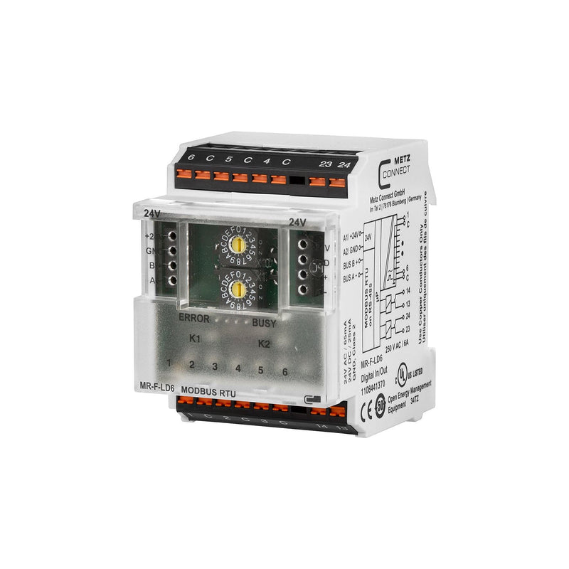 Metz Connect - Bussystem-Kombi I/O Gerät MR-F-LD6 Modbus RTU 1108441370
