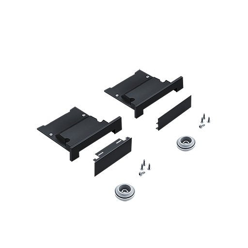 Zumtobel - Mechanisches Zubehör/Ersatzteile für Leuchten Endkappenset SLN2 MRT ECSET L20SR silber
