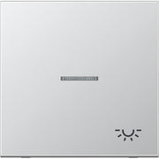 Jung - Abdeckung/Bedienelement für Installationsschalterprogramme Wippe Symbol LICHT alu AL 2990 KO5 L für Taster