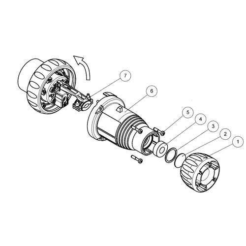 Stahl - Zubehör/Ersatzteile für Niederspannungs-Schalttechnik Montages. 8570/12,8573/12 269760 Dichtr.EPDM