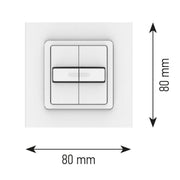 Somfy - Jalousieschalter/-taster Doppeltaster 1800538 m.Tast/Rast 2 Jalou