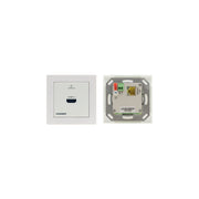 Kramer - Endgeräteumschalter EU+UK-Wandsender WP-871XR/EU-80/86(W) m.Rahmen,ws