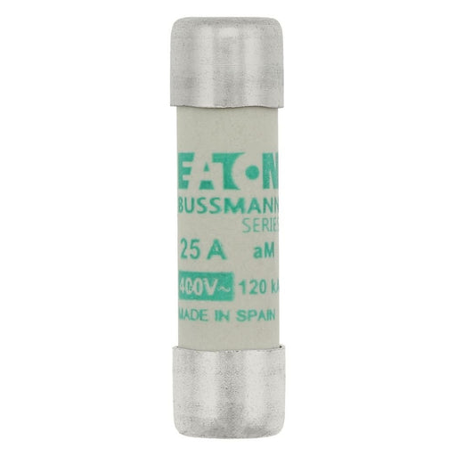 Eaton - Zylindrische Sicherung Sicherungseinsatz Nieders. C10M25 25A AC 400V 120kA − 10 Stück