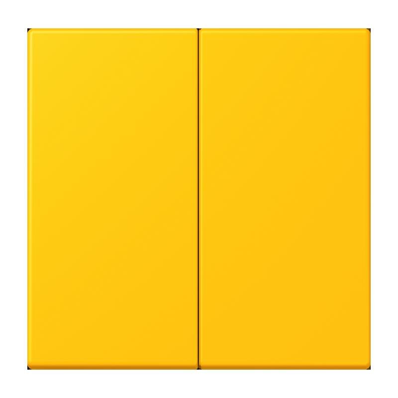 Jung - Sender/Fernbedienung für Installationsschalterprogramme EnOcean Funk-Wandsender ENO LC 995 263 le jaune vif (4320W)