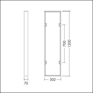THORNeco - Mechanisches Zubehör/Ersatzteile für Leuchten Aufbaurahmen TECO SURFA #96701911