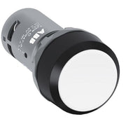 ABB Stotz S&J - Drucktaster, Komplettgerät Drucktaster CP2-10W-11 flach ws,1Sch/1Öff