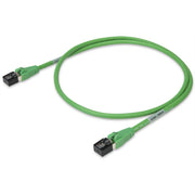 WAGO - Patchkabel Kupfer Industrie ETHERNET-Leitung RJ-45 756-1250/1023-005 Entriegelung,grün − 1 Stück