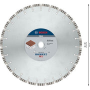 Bosch - Trenn-/Schleifscheibe Diamanttrennscheibe 2608602687 PRO Abrasive