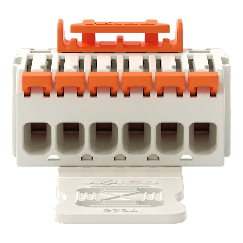 WAGO GmbH & Co. KG - Kabelsteckverbinder für Leiterplattensteckverbinder 1-Leiter-Federleiste 27341106328000300000 PushinCAGECLAMP,lgr − 50 Stück