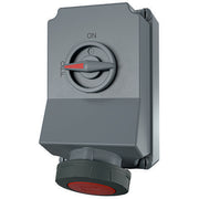 Mennekes - CEE-Steckdose abschaltbar, abgesichert (IEC 60309) Wanddose DUO 7290 63A,5p,6h,400V,IP67
