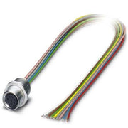 Phoenix Contact - Rundsteckverbinder, feldkonfektionierbar (Industriesteckverbinder) Einbausteckverbinder SACC-E-M8FS-#1424231