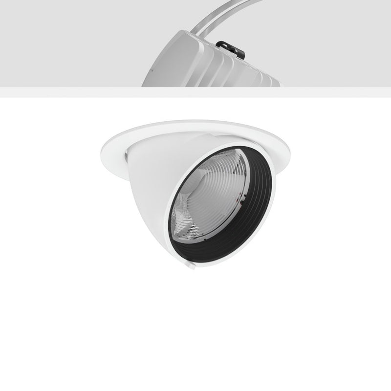 RZB - Downlight/Strahler/Flutlicht LED-Einbaustrahler 911595.002 930, weiß