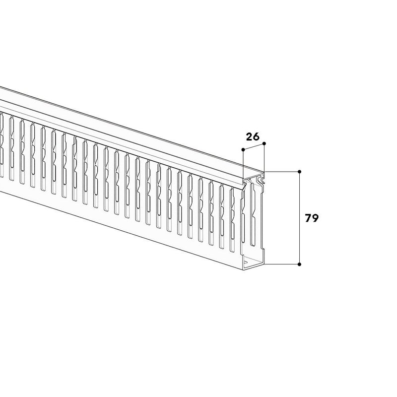 GGK - Verdrahtungskanal N1675 − 2 Meter
