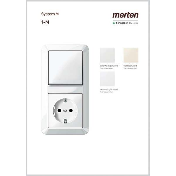 Merten - Zubehör/Ersatzteile für Installationsschalterprogramme Musterkoffermodul MEGMKM001 1-M