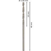 Bosch - Bohrer PRO Metal HSS-G 2608585474 Spiralbohrer 1,9 x