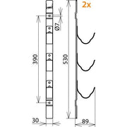 DEHN - Zubehör/Ersatzteile für Sicherheitsgeräte Haltevorrichtung HV 3HH f. 3 HH-Sicherungen
