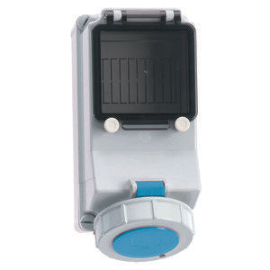 Bals Elektrotech - CEE-Steckdose abschaltbar, abgesichert (IEC 60309) Wandsteckdose abgesichert 15352 32A 3p 230V 6h IP67
