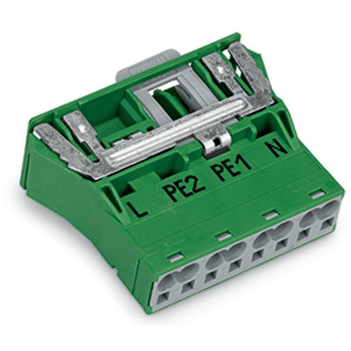 WAGO - Geräteanschluss für steckbare Gebäudeinstallation Snap-In-Stecker 770-2334/007-000 4-polig,grün − 100 Stück