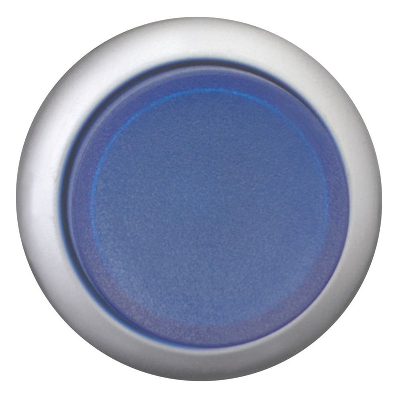 Eaton - Frontelement für Drucktaster Leuchtdrucktaste M22-DLH-B hoch,blau,blanko