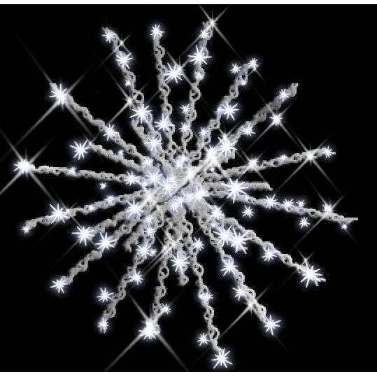 Scharnberger+Hasenbein - Festbeleuchtung LED-Snow Ball 59860 230V D40cm 2Kg weiß