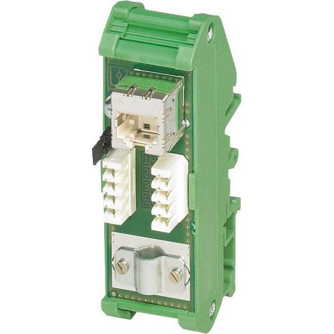 Phoenix Contact - System-Patchpanel Kupfer Patchpanel Cat.5e FL-PP-RJ45/RJ45 Hutschienenmontage − 1 Stück