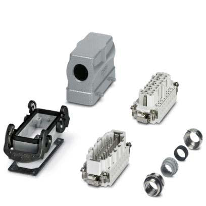 Phoenix Contact - Rechtecksteckverbinder, Set (Industriesteckverbinder) Steckverbinder-Set HC-KIT-B16-R03