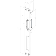 Assa Abloy effeff - Elektrischer Türöffner 24-----02135D11 Edelstahl