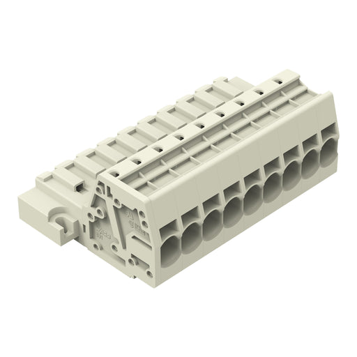 WAGO GmbH & Co. KG - Ein- und mehrpolige Klemmenleiste 1-Leiter-Stiftleiste 831-3209/109-000 CAGECLAMP,10mm²,lgr − 12 Stück