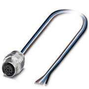 Phoenix Contact - Rundsteckverbinder, feldkonfektionierbar (Industriesteckverbinder) Einbausteckverbinder SACC-EC-FS- #1523447 Sensor-/Aktor-Wandd.