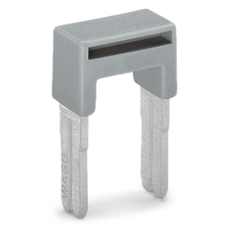 WAGO - Querverbinder/Brücker für Reihenklemme Doppelteilungsbrücker 284-409 57A grau − 50 Stück