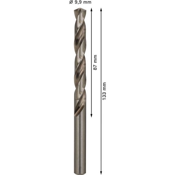 Bosch - Bohrer PRO Metal HSS-G 2608585521 Spiralbohrer 9,9 x