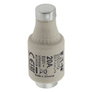 Eaton - D-Sicherungseinsatz Sicherungseinsatz Nieders. FUSE 20A D#20D27Q 20A AC 500V 50kA − 25 Stück