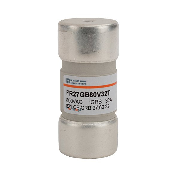 Mersen - Zylindrische Sicherung Sicherungseinsatz zylindr. FR27GB80V32T aR 27x60 32A − 10 Stück